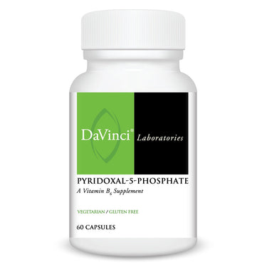 Front of the DaVinci Pyridoxal-5-Phosphate bottle