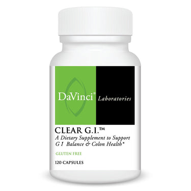 Front of the DaVinci Clear G.I. bottle
