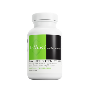Front of the DaVinci Poten-C® 500 bottle