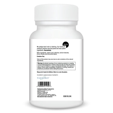Product Facts on left side of the DaVinci Spectra™ Woman bottle