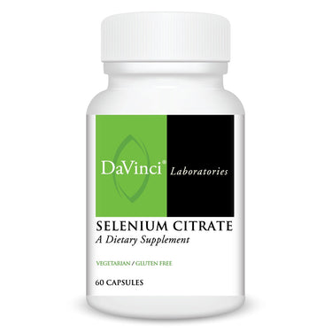 Front of the DaVinci Selenium Citrate bottle