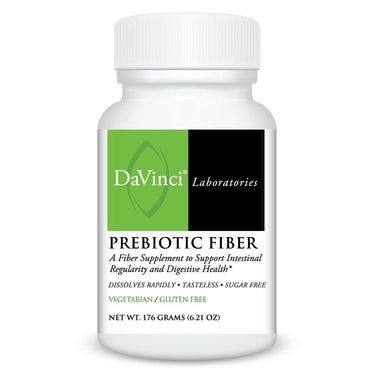 Front of the DaVinci Prebiotic Fiber bottle