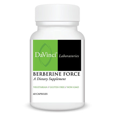 Front of the DaVinci Berberine Force bottle