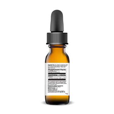 Product Facts on right side of the DaVinci Liposomal A bottle
