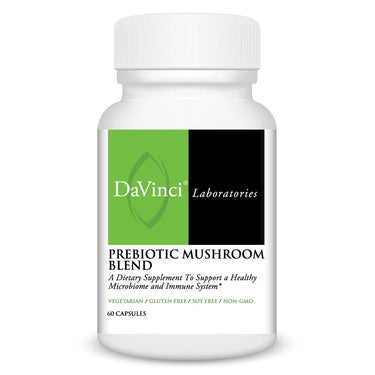 Front of Prebiotic Mushroom Blend bottle
