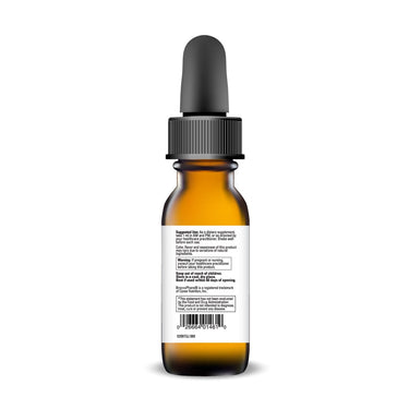 Product Facts on left side of the DaVinci Liposomal Sulforaphane bottle