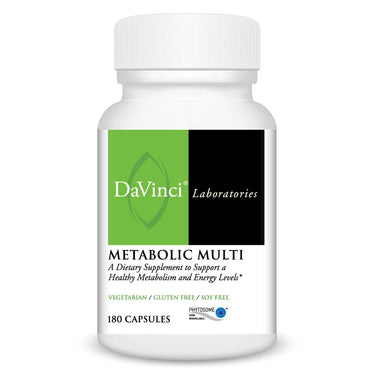 Front of the DaVinci Metabolic Multi bottle