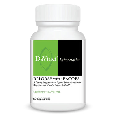 Front of the DaVinci Relora® with Bacopa bottle