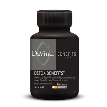 Front of the DaVinci Detox Benefits™ bottle