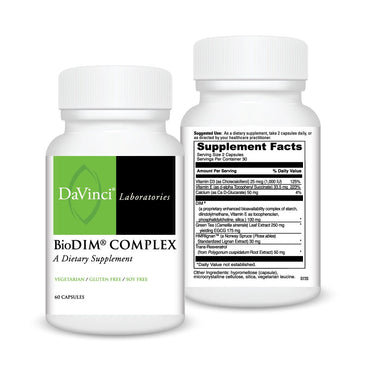 BioDIM Complex Front and Back Bottle Images